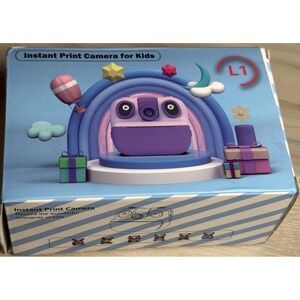 T24~ Kids Camera Instant Print,1080P Kids Instant Cameras That Print Photos Gift